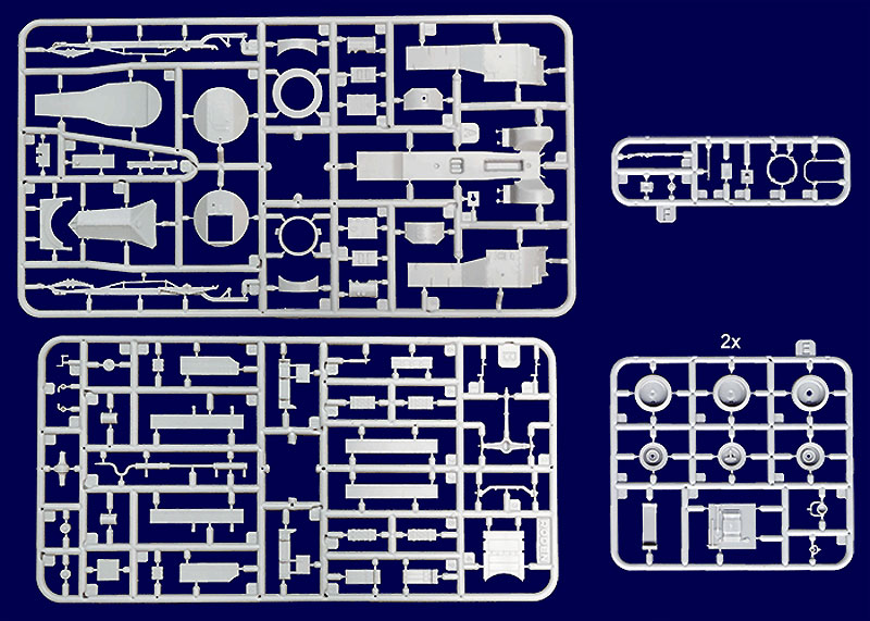 イギリス ロールスロイス装甲車 Mk.1 1920年型 砂漠仕様 プラモデル (ローデン 1/72 AFV MODEL KIT No.734) 商品画像_2