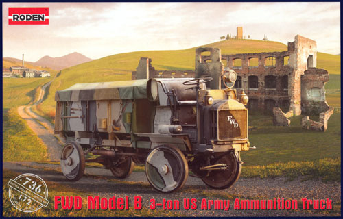 FWD モデルB 3トン 弾薬運搬車 プラモデル (ローデン 1/72 AFV MODEL KIT No.736) 商品画像