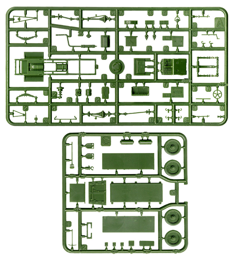 FWD モデルB 3トン 弾薬運搬車 プラモデル (ローデン 1/72 AFV MODEL KIT No.736) 商品画像_2