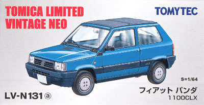 フィアット パンダ 1100CLX (青) ミニカー (トミーテック トミカリミテッド ヴィンテージ ネオ No.LV-N131a) 商品画像