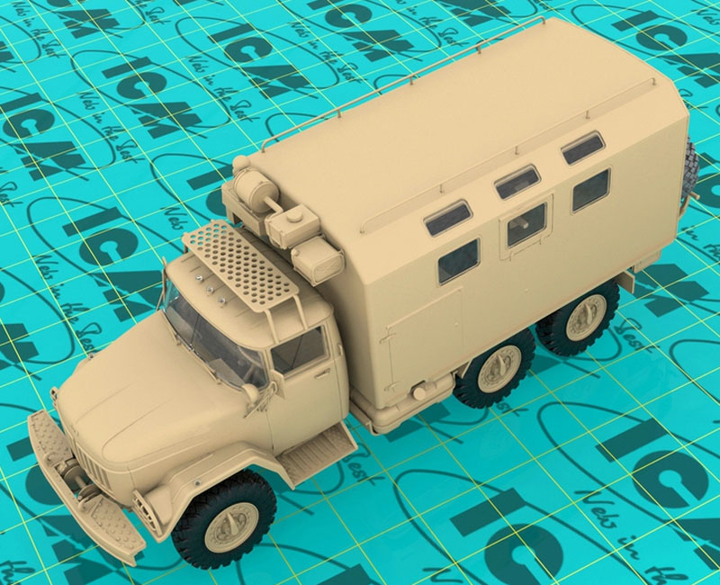 ZiL-131 緊急トラック プラモデル (ICM 1/35 ミリタリービークル・フィギュア No.35518) 商品画像_3