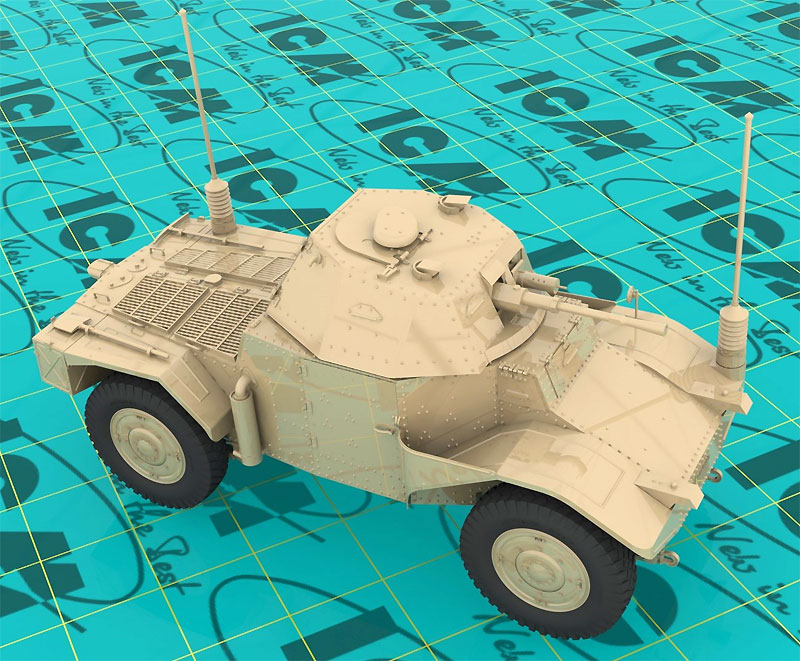 パナール 178 AMD-35 装甲指揮車 プラモデル (ICM 1/35 ミリタリービークル・フィギュア No.35375) 商品画像_3