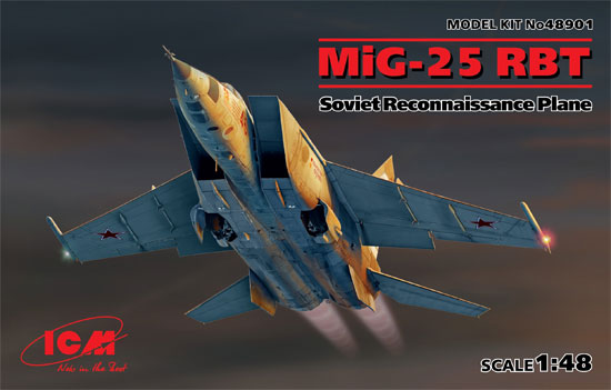 MiG-25 RBT プラモデル (ICM 1/48 エアクラフト プラモデル No.48901) 商品画像