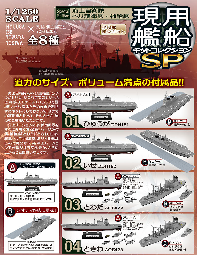 現用艦船キットコレクション SP (1BOX) プラモデル (F TOYS 現用艦船キットコレクション No.FT60268) 商品画像_1