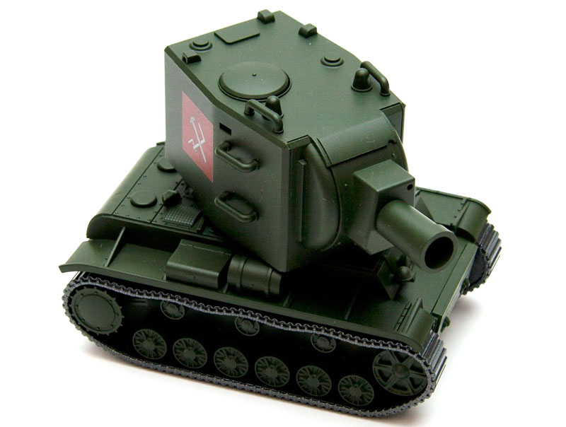 ソ連 KV-2 プラモデル (エブロ ガールズ＆パンツァー 3Dパズル No.30002) 商品画像_2