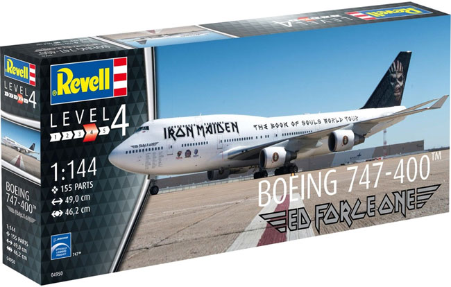 ボーイング 747-400 アイアンメイデン プラモデル (レベル 1/144 旅客機 No.04950) 商品画像