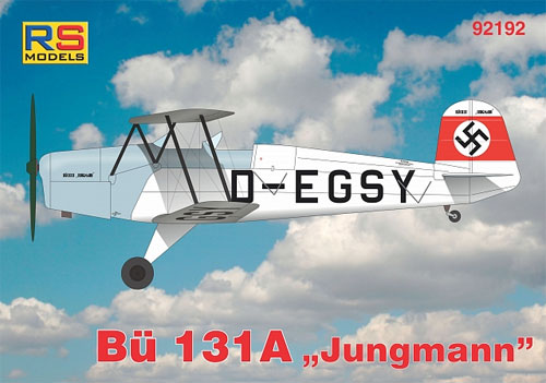 ビュッカー Bu131A ユングマン プラモデル (RSモデル 1/72 エアクラフト プラモデル No.92192) 商品画像