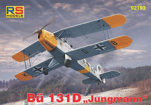 ビュッカー Bu131D ユングマン プラモデル (RSモデル 1/72 エアクラフト プラモデル No.92193) 商品画像