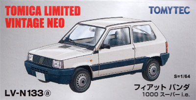 フィアット パンダ 1000 スーパーi.e. (白) ミニカー (トミーテック トミカリミテッド ヴィンテージ ネオ No.LV-N133a) 商品画像
