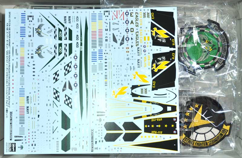 F/A-18E スーパーホーネット USS ロナルド レーガン CVW-5 CAG スペシャルパック Part 2 プラモデル (ハセガワ 1/72 飛行機 限定生産 No.SP343) 商品画像_1