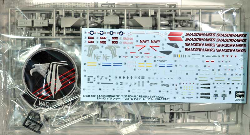 EA-18G グラウラー USS ロナルド レーガン CVW-5 CAG プラモデル (ハセガワ 1/72 飛行機 限定生産 No.SP344) 商品画像_1