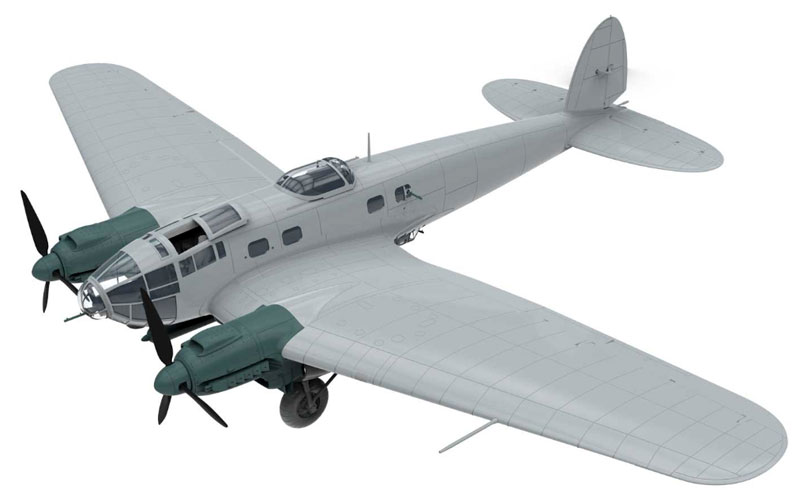 ハインケル He111H6 プラモデル (エアフィックス 1/72 ミリタリーエアクラフト No.A07007) 商品画像_1