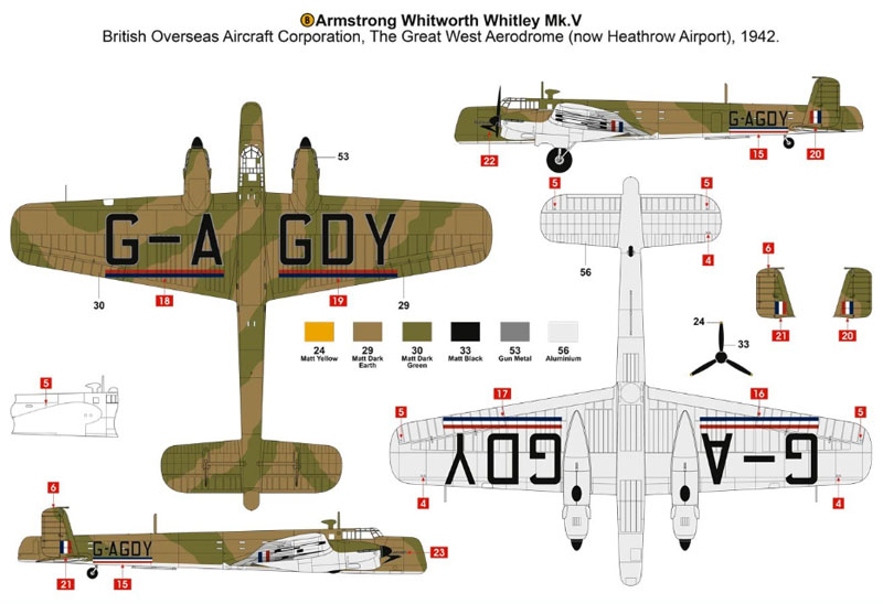 アームストロング ホイットワース ホイットレイ GR.Mk.7 プラモデル (エアフィックス 1/72 ミリタリーエアクラフト No.A09009) 商品画像_3
