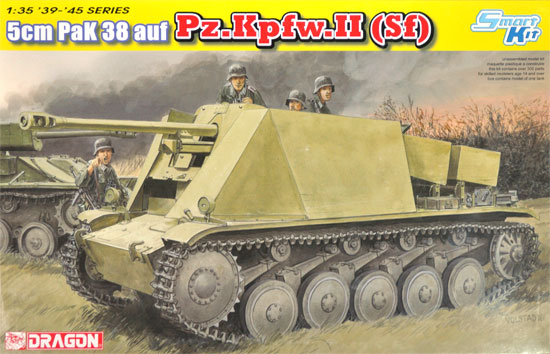 2号対戦車自走砲 (5cm PaK38 L/60搭載型) プラモデル (ドラゴン 1/35 39-45 Series No.6721) 商品画像