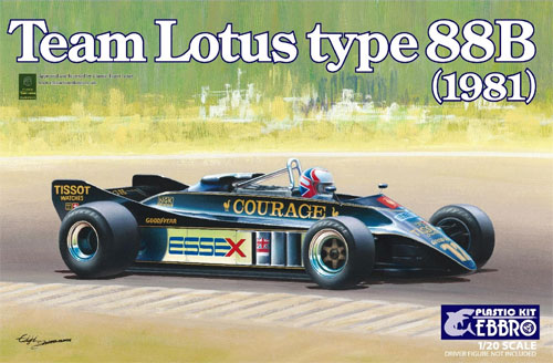 チーム ロータス Type88B (1981) プラモデル (エブロ 1/20 MASTER SERIES F-1 No.010) 商品画像