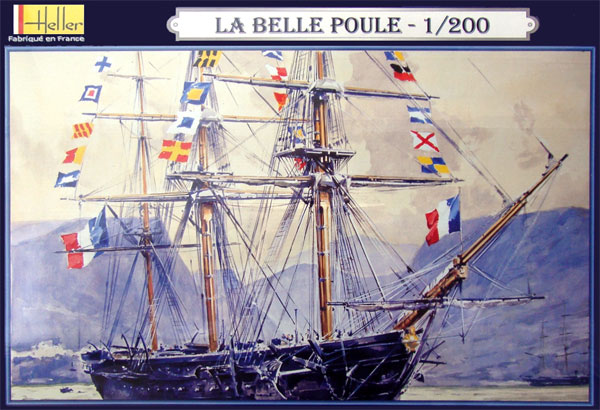 フランス海軍 帆船 ベル・プール号 プラモデル (エレール 艦船モデル（1/200～1/400） No.80838) 商品画像