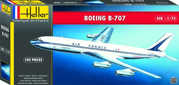 ボーイング B-707 プラモデル (エレール 1/72 エアクラフト No.80452) 商品画像