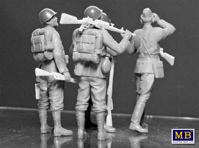 イタリア軍人 (WW2 初期) プラモデル (マスターボックス 1/35 ミリタリーミニチュア No.MB35144) 商品画像_3