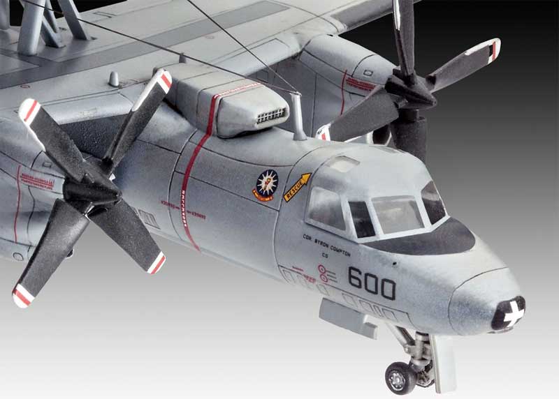 E-2C ホークアイ プラモデル (レベル 1/144 飛行機 No.03945) 商品画像_2