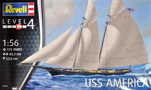 USS アメリカ プラモデル (レベル 帆船 (Sailing Ships) No.05416) 商品画像