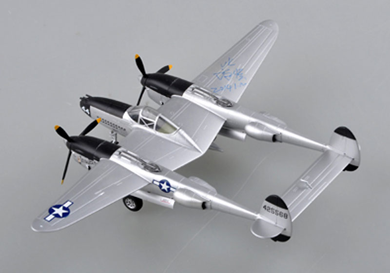 P-38 ライトニング 第343戦闘航空群 第54戦闘飛行隊 完成品 (イージーモデル 1/72 ウイングド エース （Winged Ace） No.36430) 商品画像_3