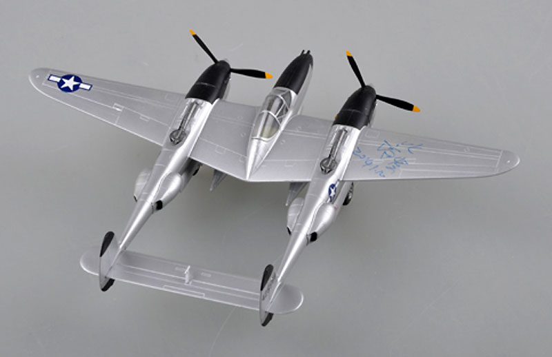 P-38 ライトニング 第343戦闘航空群 第54戦闘飛行隊 完成品 (イージーモデル 1/72 ウイングド エース （Winged Ace） No.36430) 商品画像_4