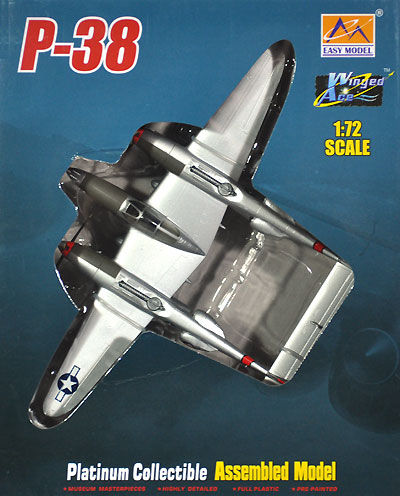 P-38 ライトニング 第475戦闘航空群 第431戦闘飛行隊 完成品 (イージーモデル 1/72 ウイングド エース （Winged Ace） No.36431) 商品画像
