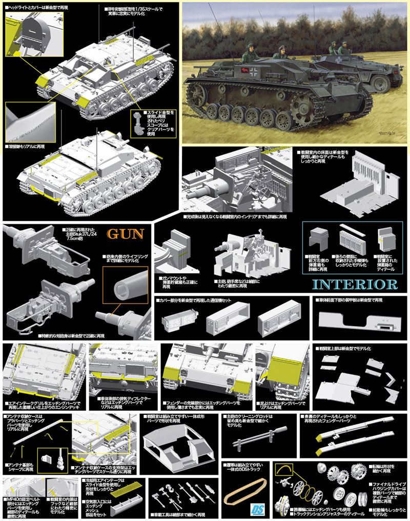 ドイツ 3号突撃砲 E型 プラモデル (ドラゴン 1/35 39-45 Series No.6688) 商品画像_4