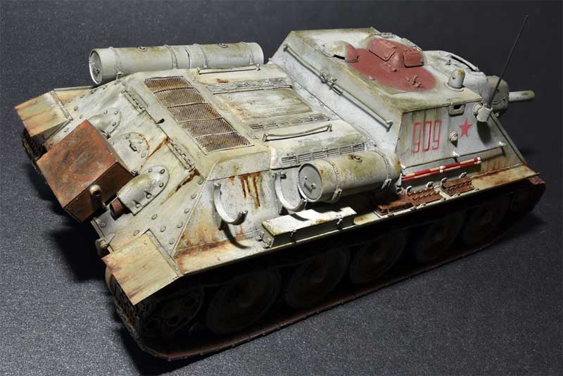 SU-122 初期生産型 プラモデル (ミニアート 1/35 WW2 ミリタリーミニチュア No.35181) 商品画像_4