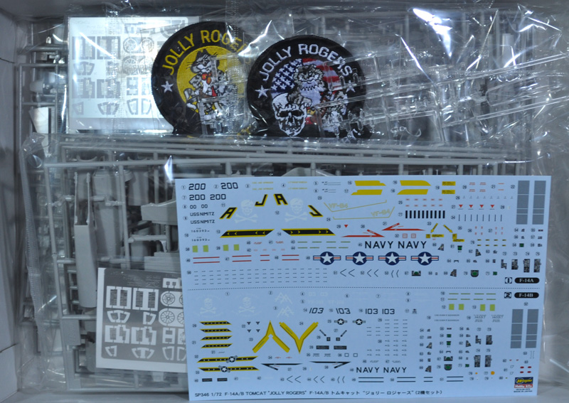 F-14A/B トムキャット ジョリーロジャース (2機セット) プラモデル (ハセガワ 1/72 飛行機 限定生産 No.SP346) 商品画像_1