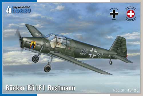 ビュッカー Bu181 ベストマン 初等練習機 プラモデル (スペシャルホビー 1/48 エアクラフト プラモデル No.SH48120) 商品画像