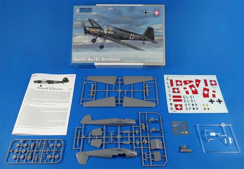 ビュッカー Bu181 ベストマン 初等練習機 プラモデル (スペシャルホビー 1/48 エアクラフト プラモデル No.SH48120) 商品画像_1