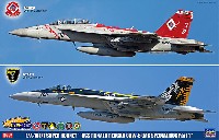 ハセガワ 1/72 飛行機 限定生産 F/A-18E/F スーパーホーネット USS ロナルド レーガン CVW-5 CAG スペシャルパック Part 1