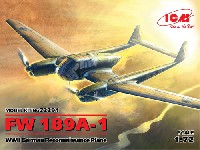 ICM 1/72 エアクラフト プラモデル フォッケウルフ Fw189A-1