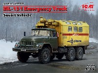 ICM 1/35 ミリタリービークル・フィギュア ZiL-131 緊急トラック