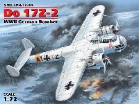 ICM 1/72 エアクラフト プラモデル ドルニエ Do17Z-2 爆撃機