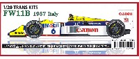 スタジオ27 F-1 トランスキット ウイリアムズ FW11B 1987 イタリアGP トランスキット