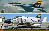 ハセガワ 1/72 飛行機 限定生産 F-4J ファントム 2 & F/A-18F スーパーホーネット ジョリーロジャース