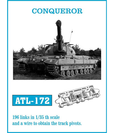 コンカラー 重戦車 履帯 メタル (フリウルモデル 1/35 金属製可動履帯シリーズ No.ATL172) 商品画像