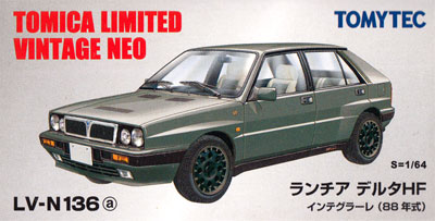 ランチア デルタ HF インテグラーレ (88年式) (グレー) ミニカー (トミーテック トミカリミテッド ヴィンテージ ネオ No.LV-N136a) 商品画像