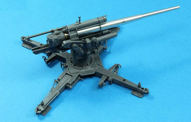 ドイツ Flak18/37 高射砲用 88mm L/56 シングルピース砲身 メタル (アベール 1/35 AFV用 砲身パーツ No.35L-190) 商品画像_3