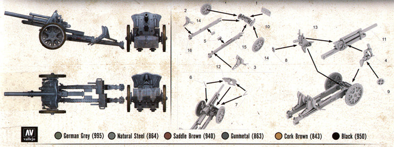 ドイツ 10.5cm leFH18 軽榴弾砲 プラモデル (FTF 1/72 AFV No.PL1939-037) 商品画像_1