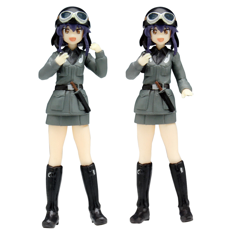 アンツィオ高校 フィギュアセット マカロニ作戦です レジン (プラッツ ガールズ＆パンツァー No.GPF-016) 商品画像_4