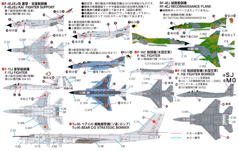 航空自衛隊機セット 3 プラモデル (ピットロード スカイウェーブ S シリーズ No.S-039) 商品画像_1