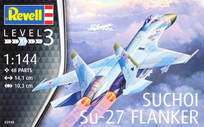 スホーイ Su-27 フランカー プラモデル (レベル 1/144 飛行機 No.03948) 商品画像