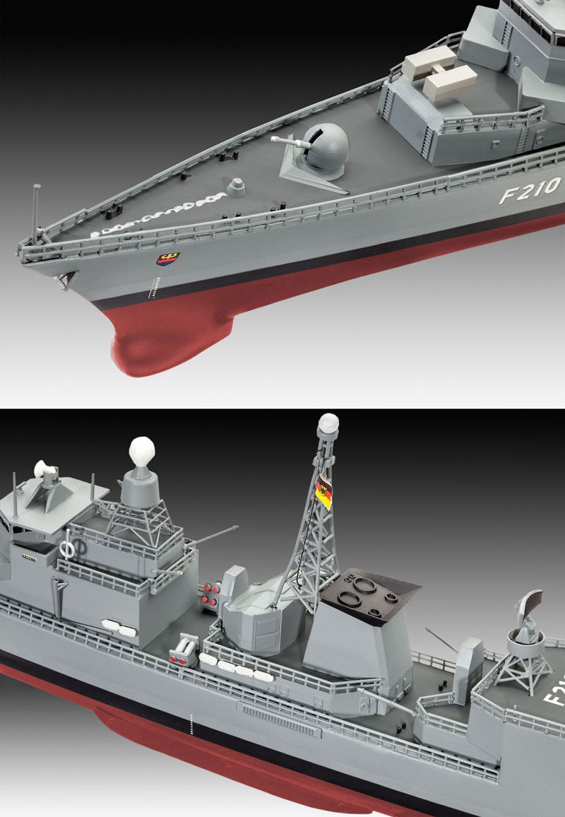 ドイツ フリゲート F122 プラモデル (レベル Ships（艦船関係モデル） No.05143) 商品画像_3