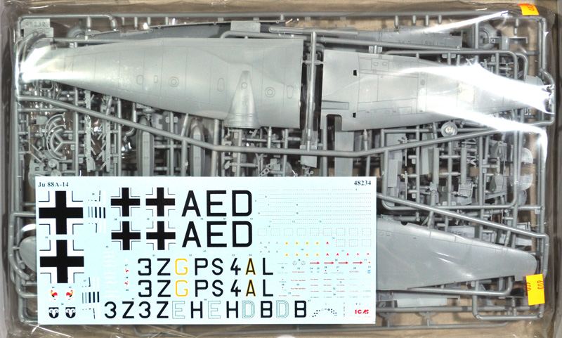 ユンカース Ju88A-14 爆撃機 プラモデル (ICM 1/48 エアクラフト プラモデル No.48234) 商品画像_1