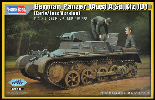 ドイツ 1号戦車A型 初期/後期型 プラモデル (ホビーボス 1/35 ファイティングビークル シリーズ No.80145) 商品画像