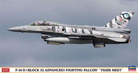 F-16D (ブロック52 アドバンスド) ファイティング ファルコン タイガーミート プラモデル (ハセガワ 1/72 飛行機 限定生産 No.02214) 商品画像