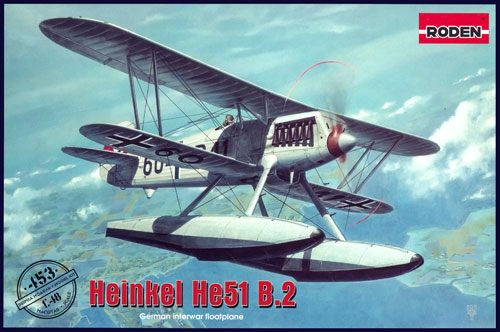 ハインケル He51B.2 プラモデル (ローデン 1/48 エアクラフト プラモデル No.453) 商品画像